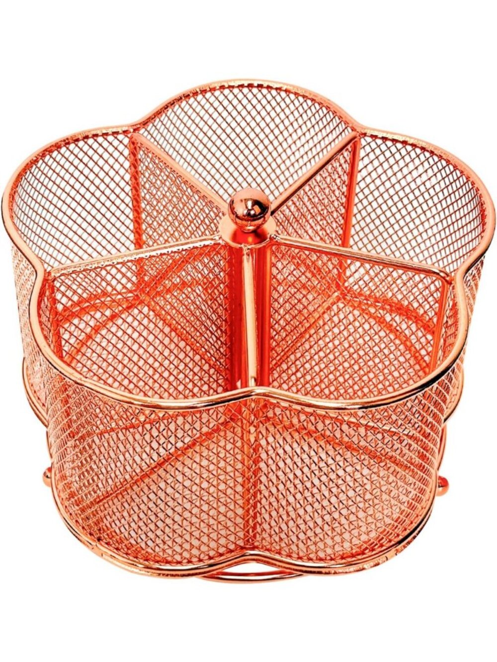 360° Rotating Mesh Desk Pen Holder - Large Capacity Organizer for Home & School